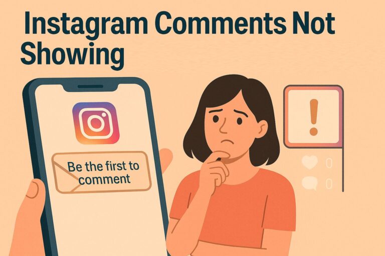 Instagram comments not showing and stories not loading