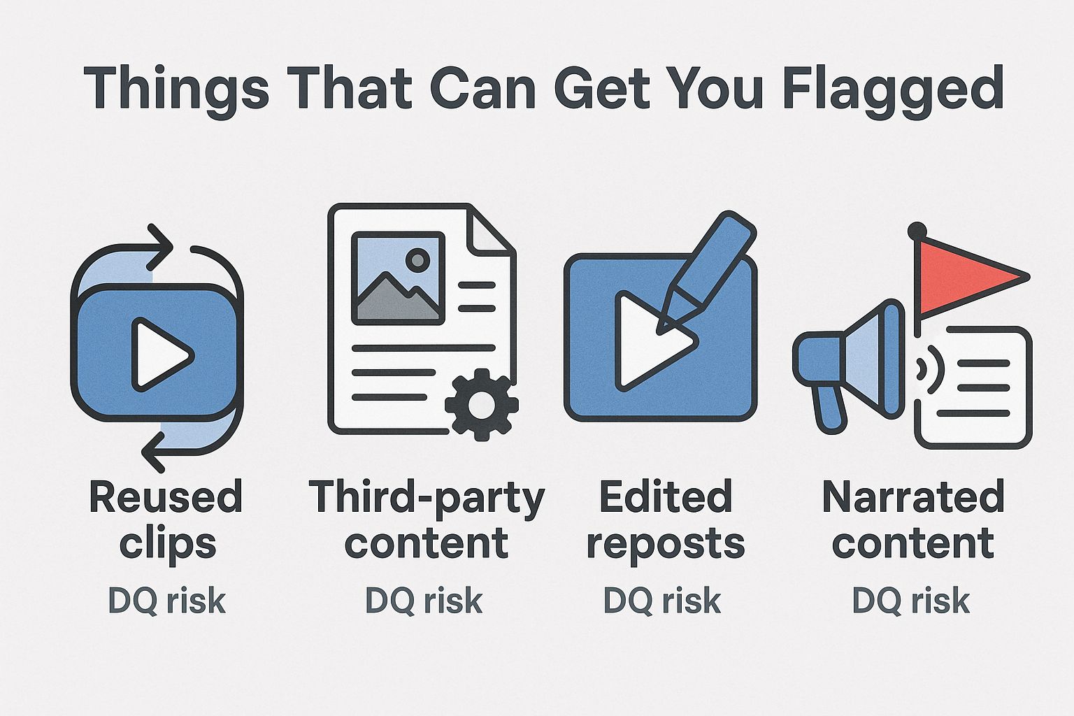 Things that can get you flagged on TikTok