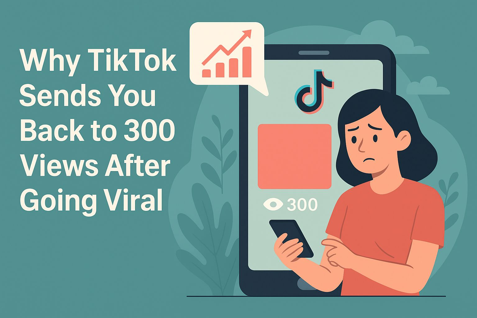 Why TikTok Sends You Back to 300 Views After Going Viral