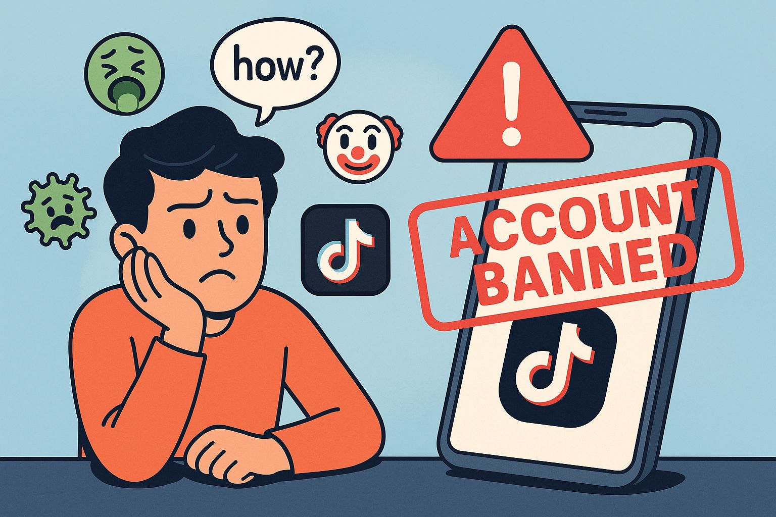 banned on TikTok because of commenting