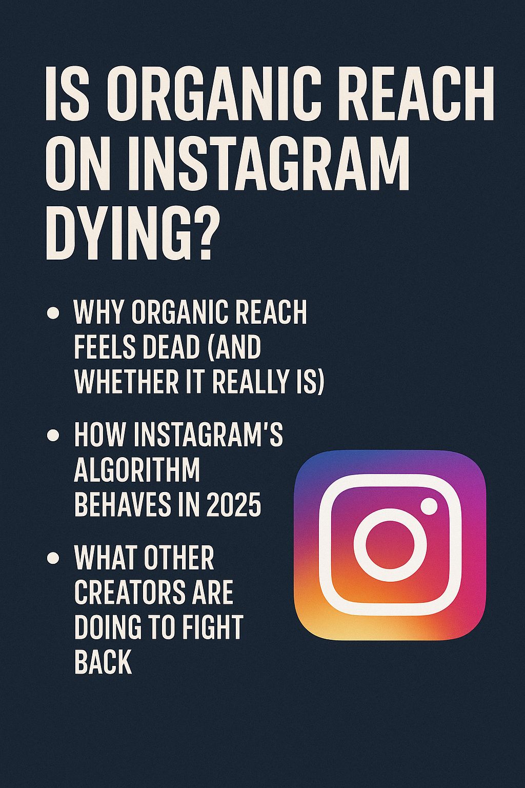 why organic reach is dying and what to do about it