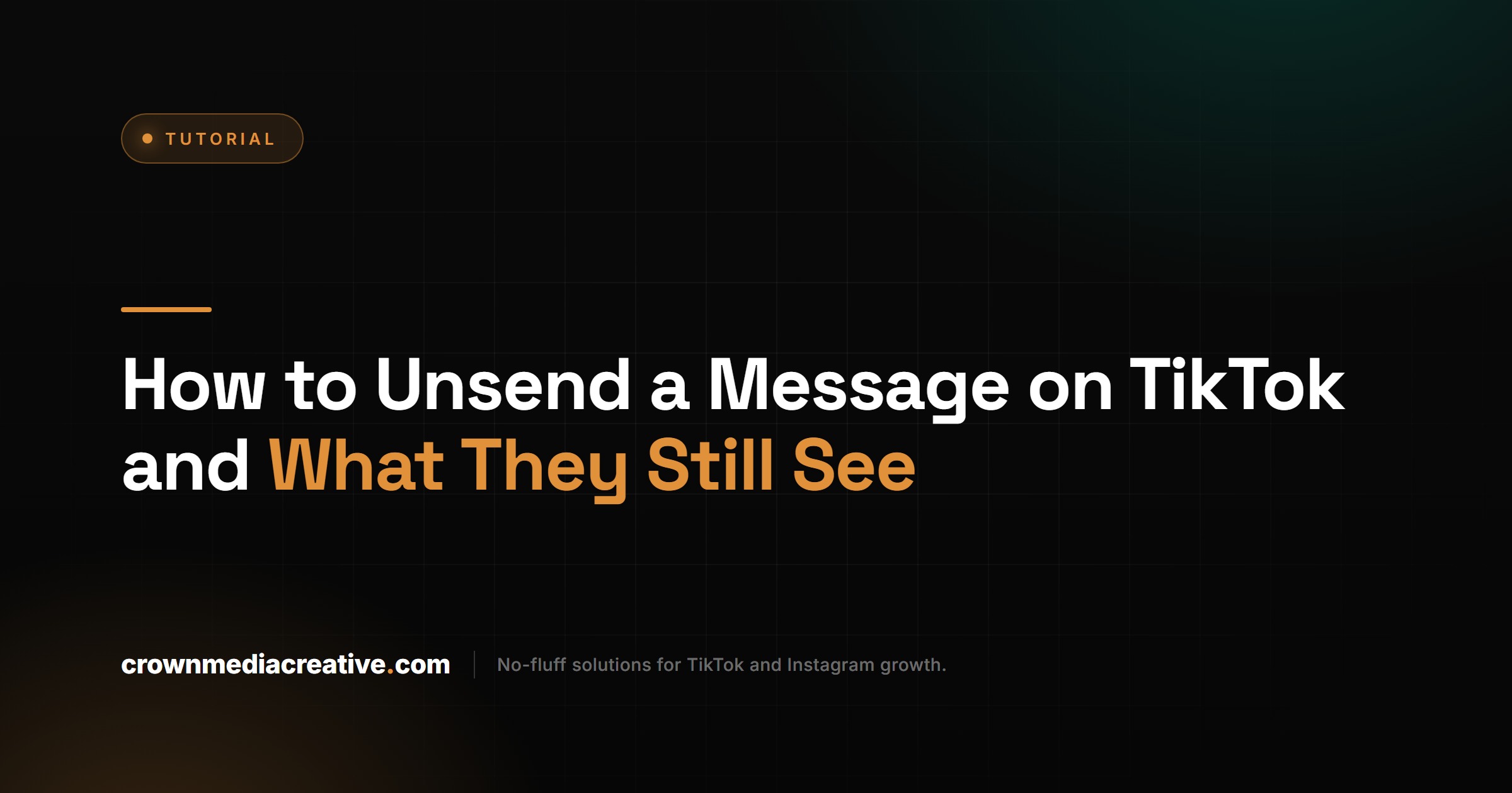 How to Unsend a Message on TikTok