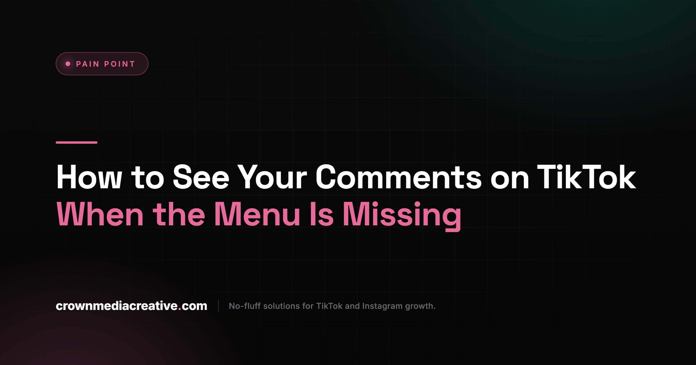 How to See Your Comments on TikTok