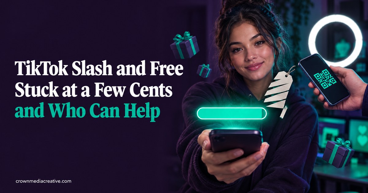 TikTok Slash and Free Stuck at a Few Cents and Who Can Help